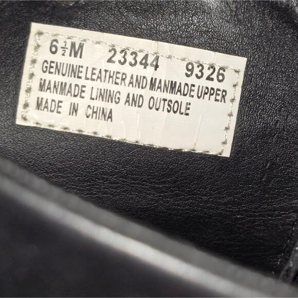 Timberland Black Leather Knee High Lace‎ Up Boots Women's Tall Boots 6 5 M NEW - Picture 9 of 11